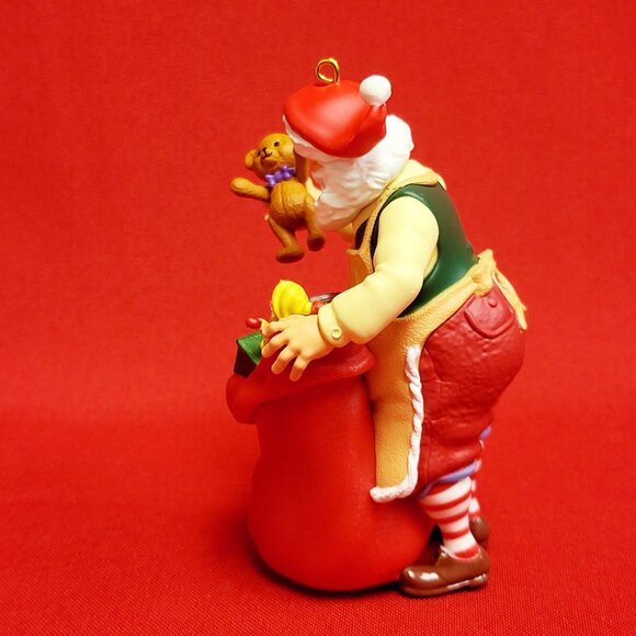 Hallmark Toymaker Santa 15th Anniversary Ed 2014 Christmas Ornament - Picture 7 of 13